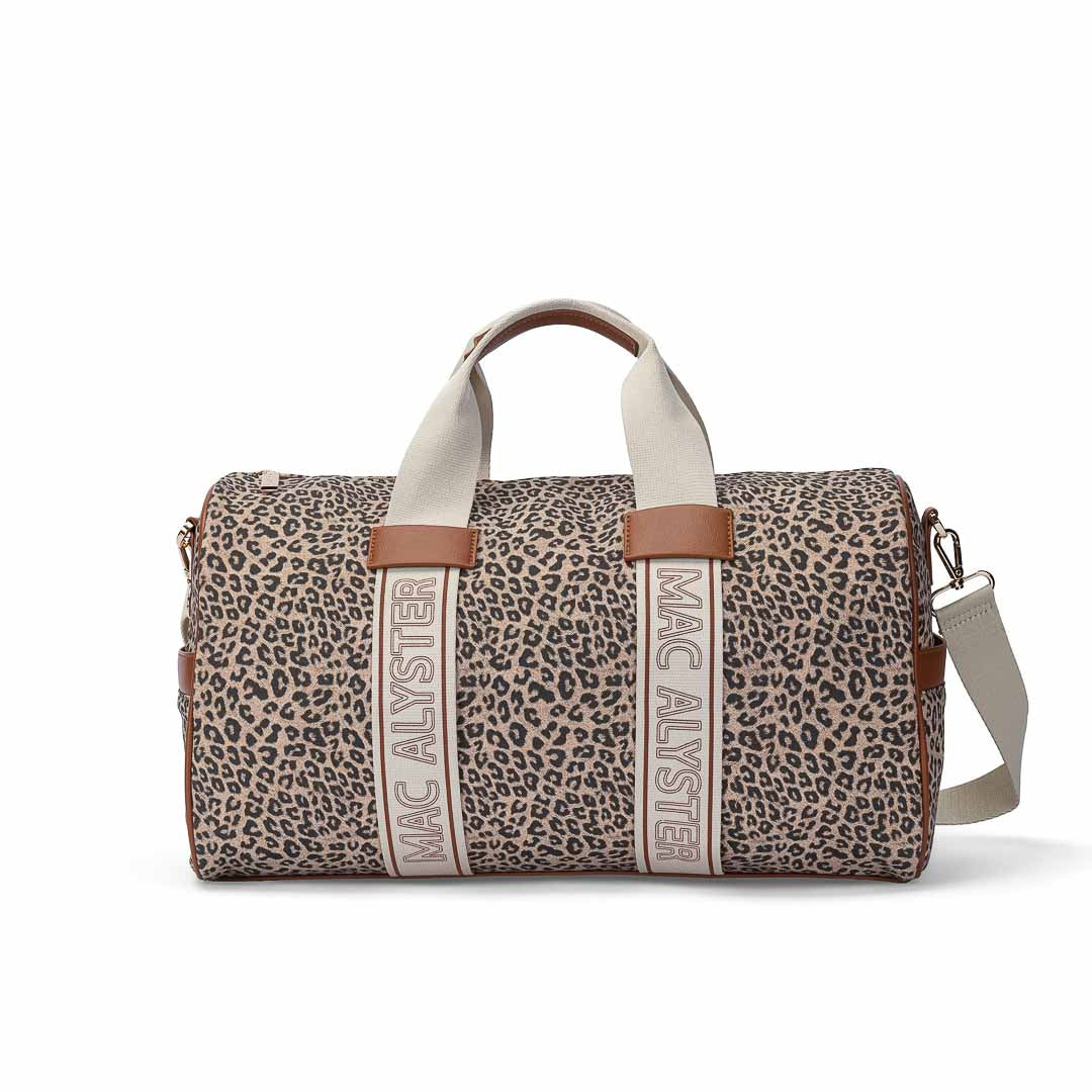 MAC ALYSTER SO CLOVER petit sac bowling léopard 45 cm