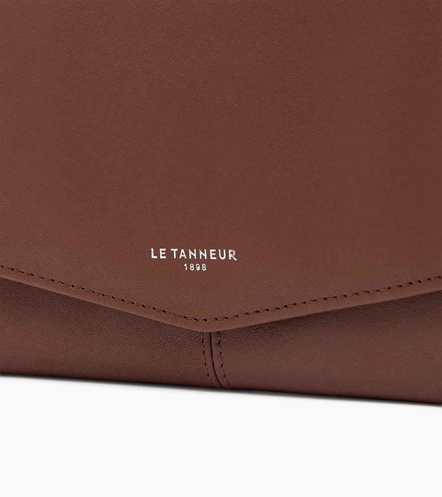 Le Tanneur Charlotte portefeuille cuir moyen zippé femme