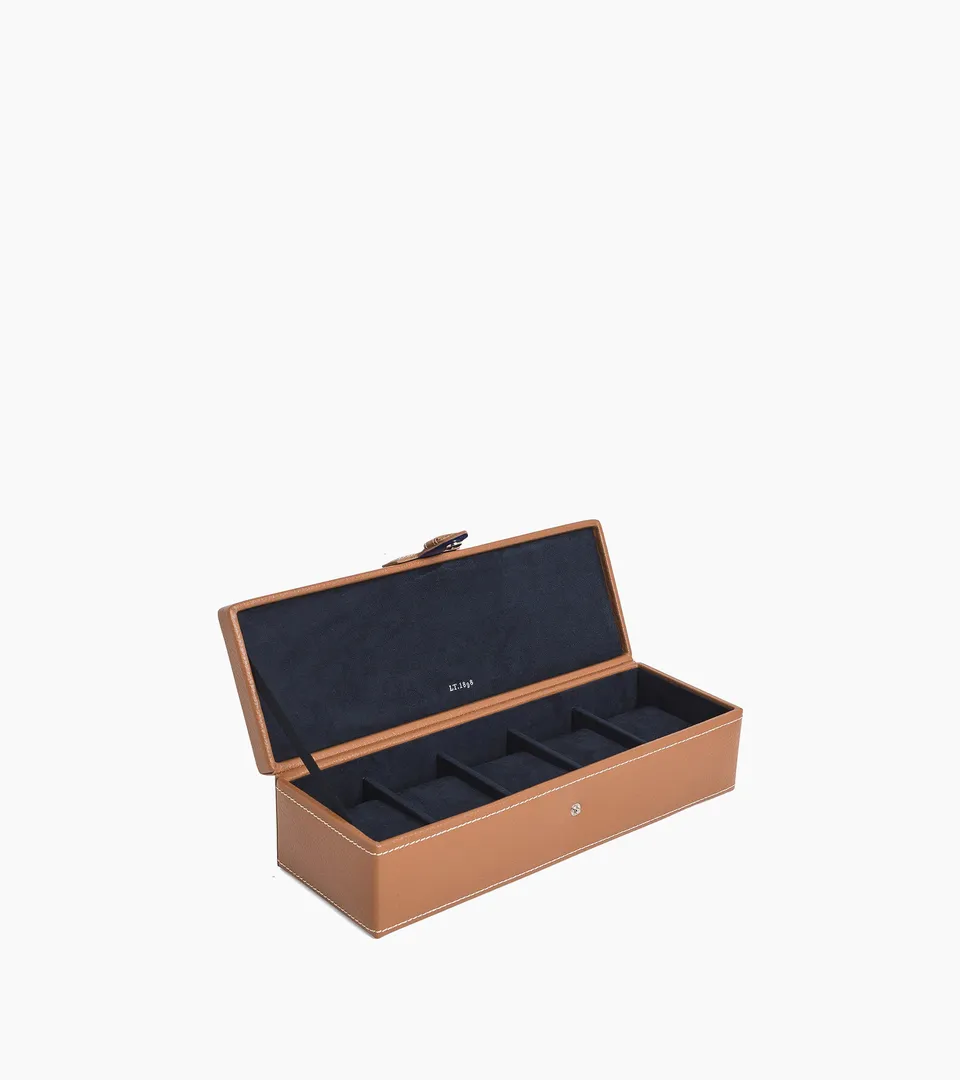 Le Tanneur Coffret 5 montres cuir recyclé Natural