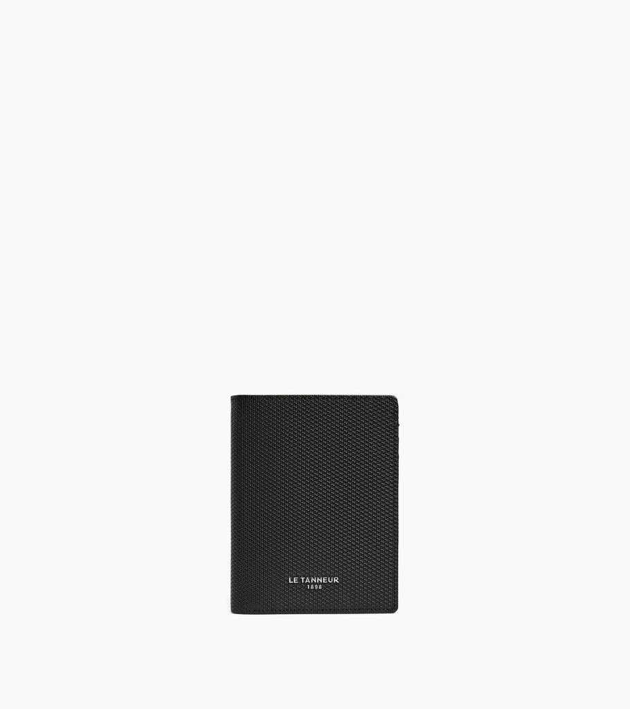 Le Tanneur Lucien portefeuille vertical zippé cuir signature