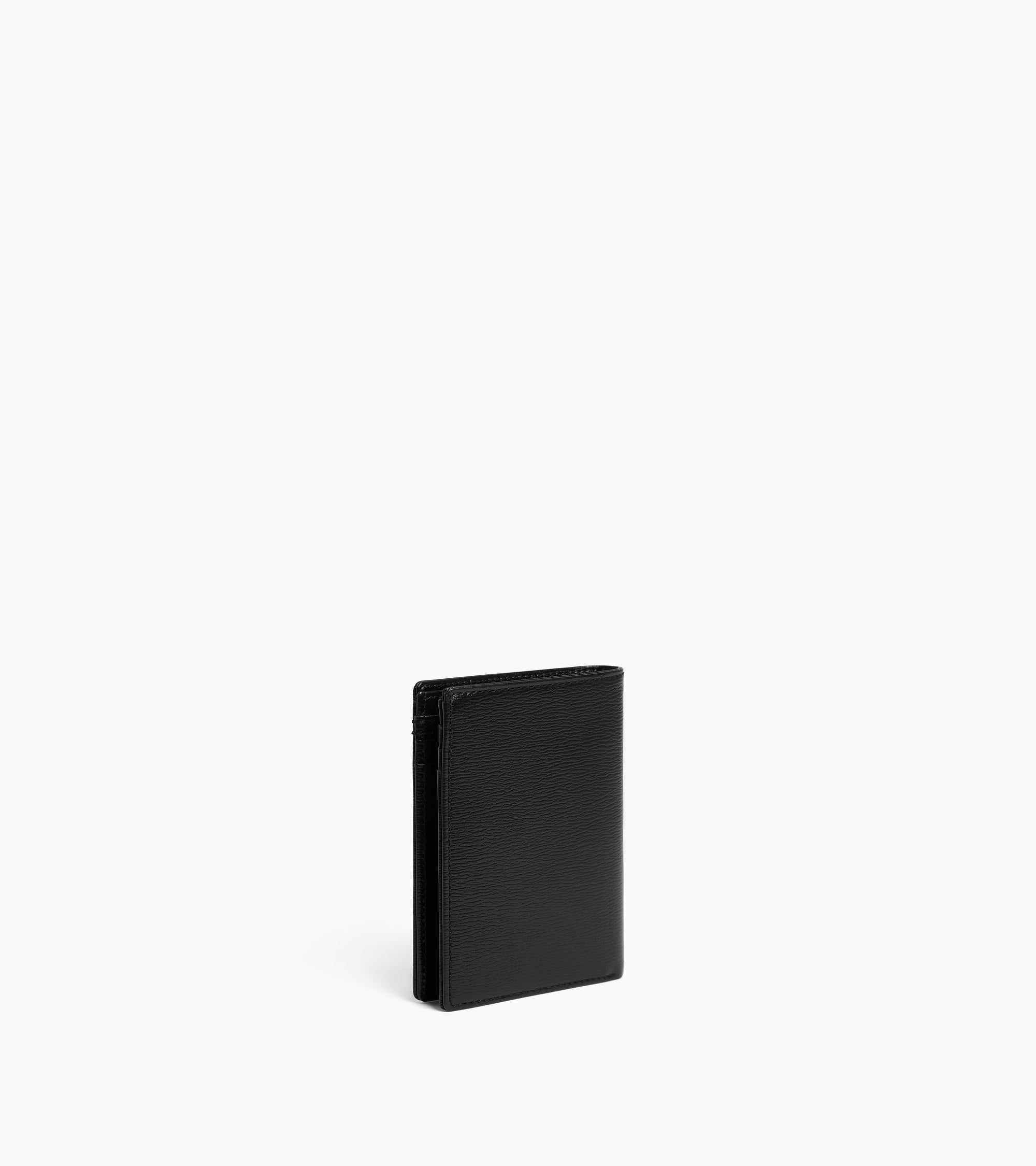 Le Tanneur Lucien porte-cartes cuir noir vertical