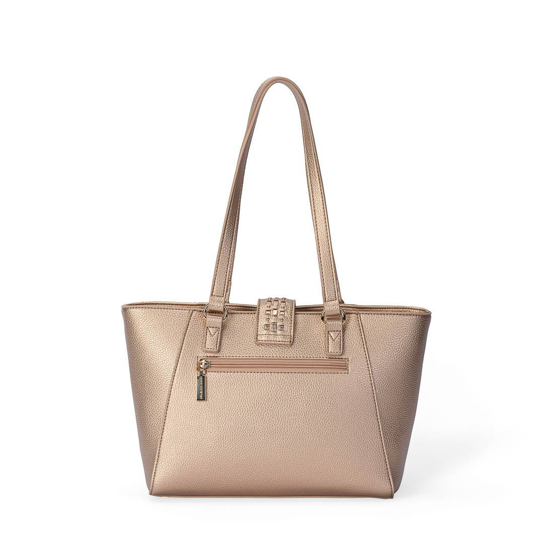 MAC ALYSTER Sweet sac cabas Beige Écru bandoulière amovible