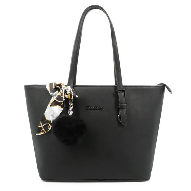 Gallantry Sacs Cabas Tote Bag Similicuir Noir A Saffiano A4