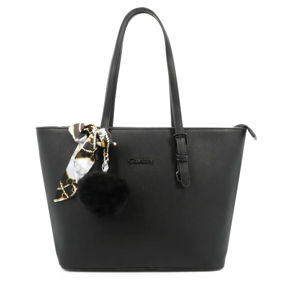 Gallantry Sacs Cabas Tote Bag Similicuir Noir A Saffiano A4