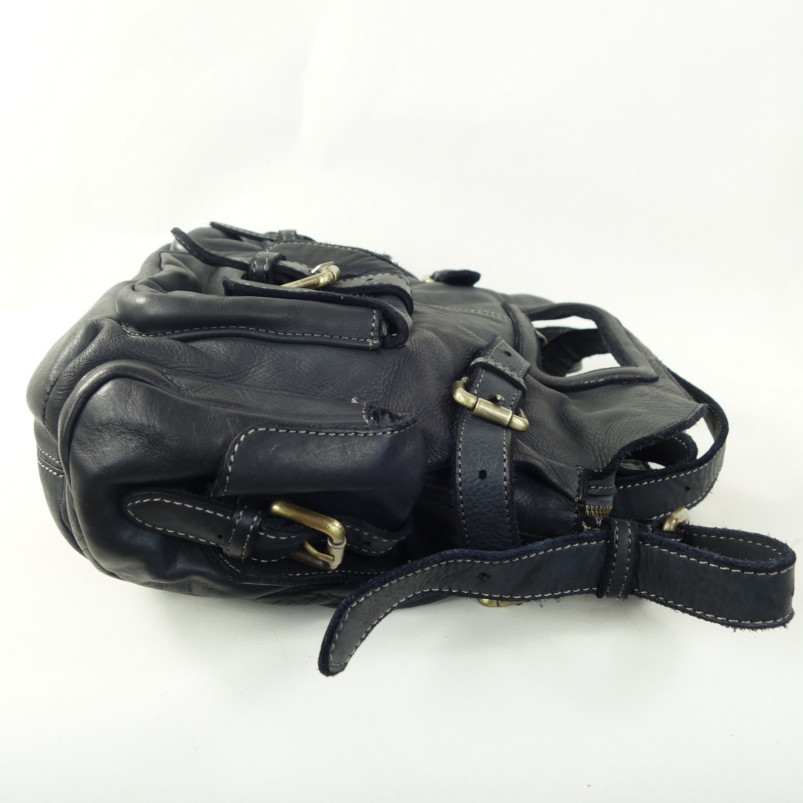 Collection Esprit Cuir Sac épaule Tina cuir noir vintage