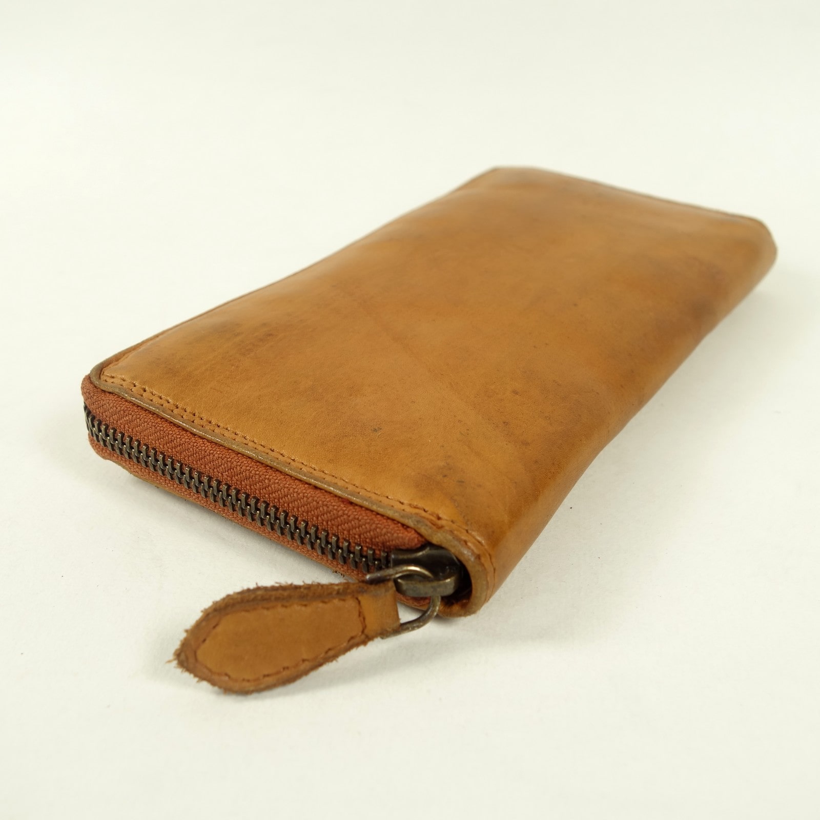 Collection Esprit Cuir LEO portefeuille cuir naturel vintage