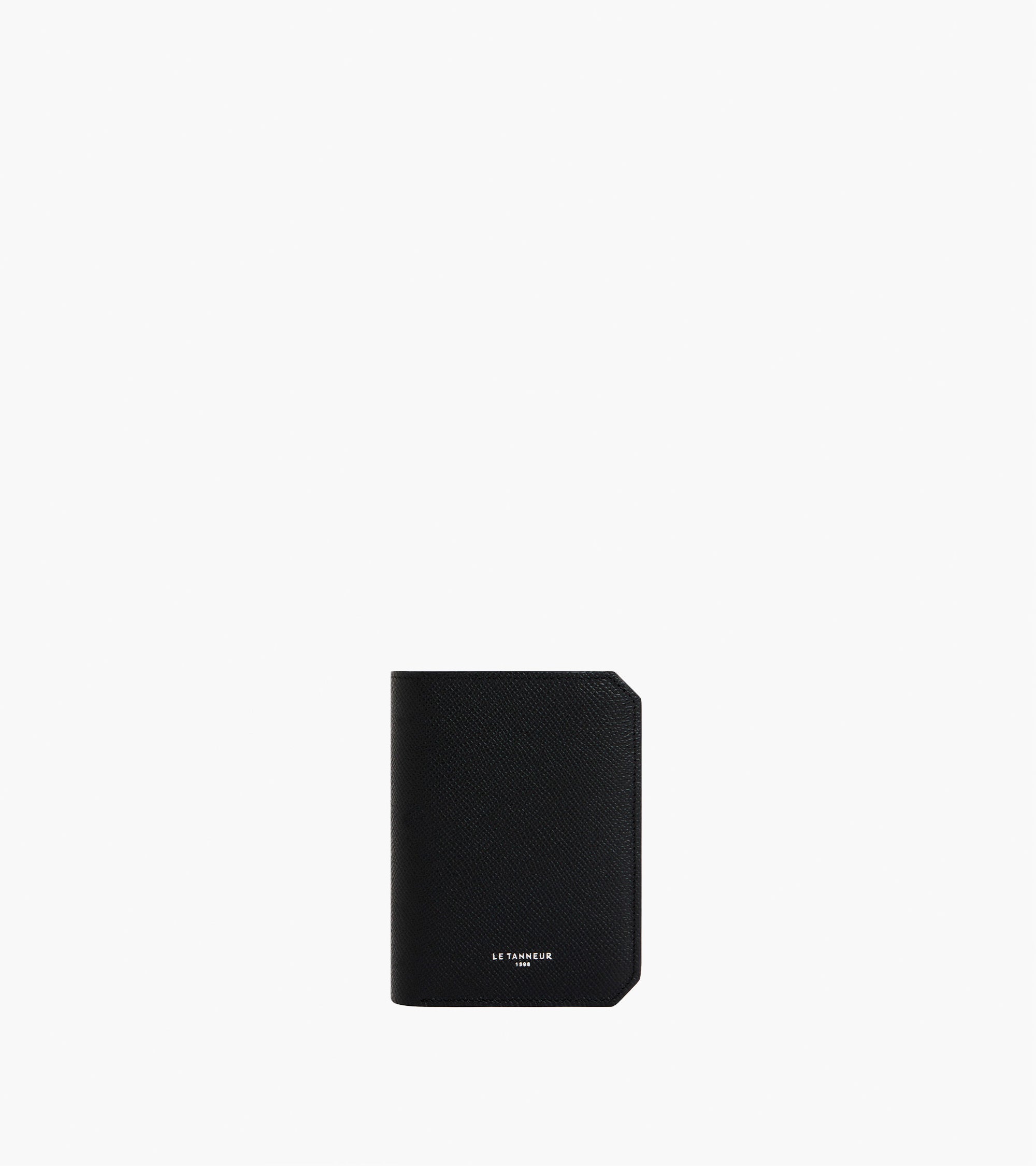 Le Tanneur Gaston portefeuille vertical 2 volets cuir noir RFID