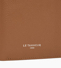 Le Tanneur Lucien portefeuille vertical cuir grainé zip