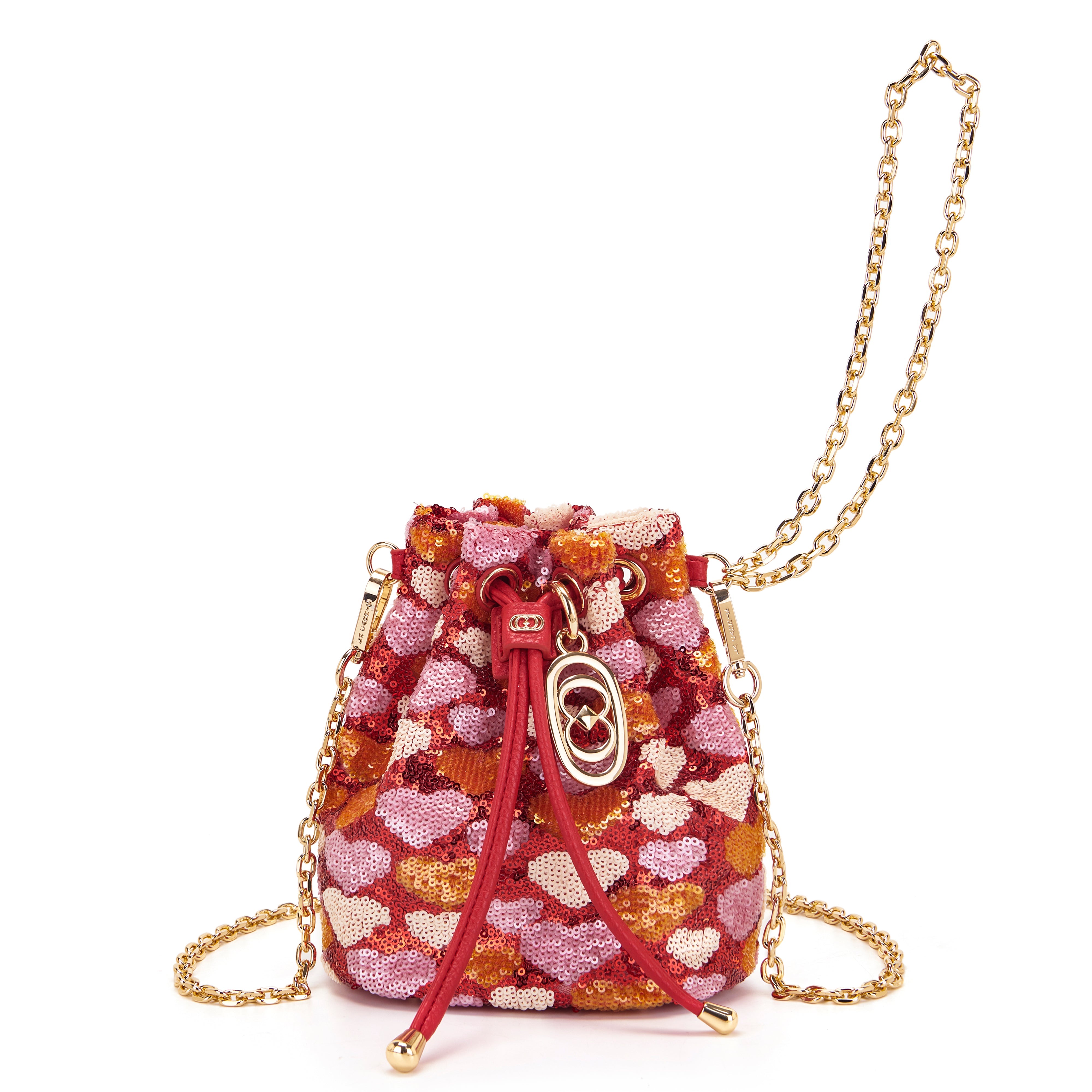 La Carrie Night Edition sac seau rouge paillettes