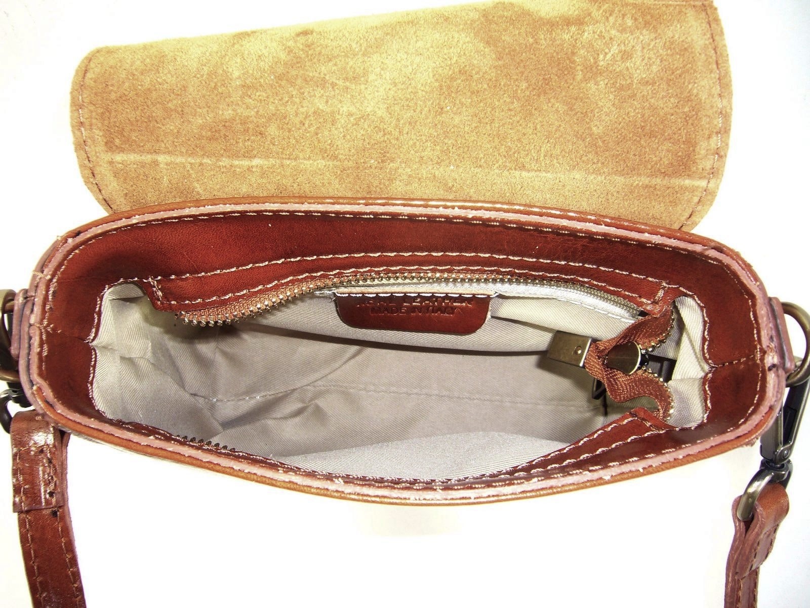 Collection Esprit Cuir GEA mini sac trotteur cognac cuir