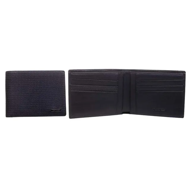 MAC ALYSTER CAMBRIDGE 04 portefeuille italien noir plat