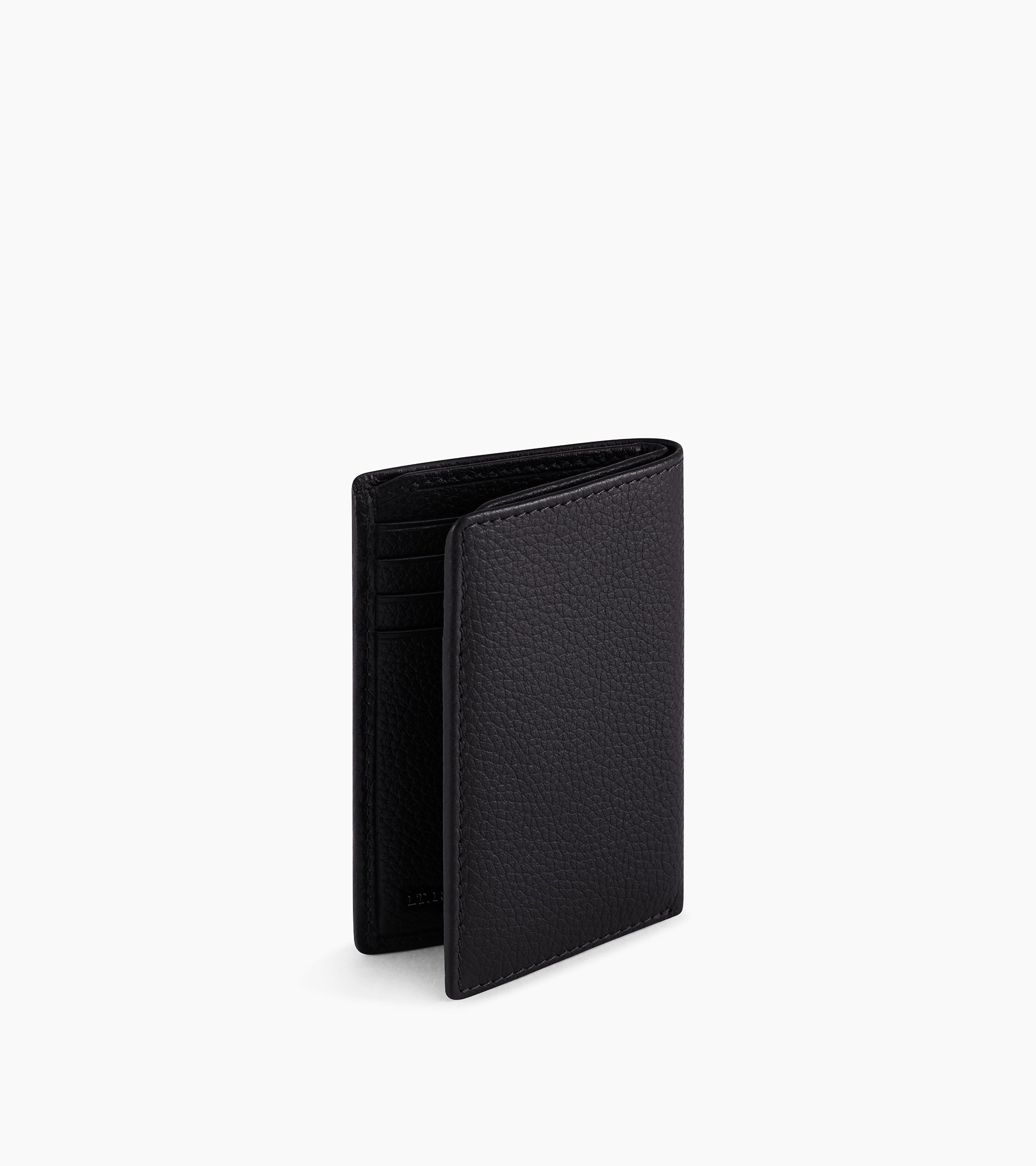 Le Tanneur Charles porte-cartes cuir noir