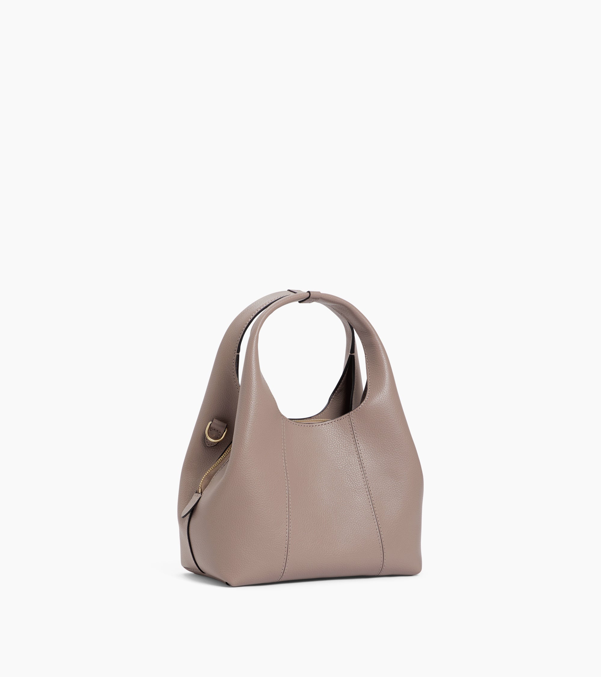 Le Tanneur Juliette petit sac à main cuir gris Fossil Grey