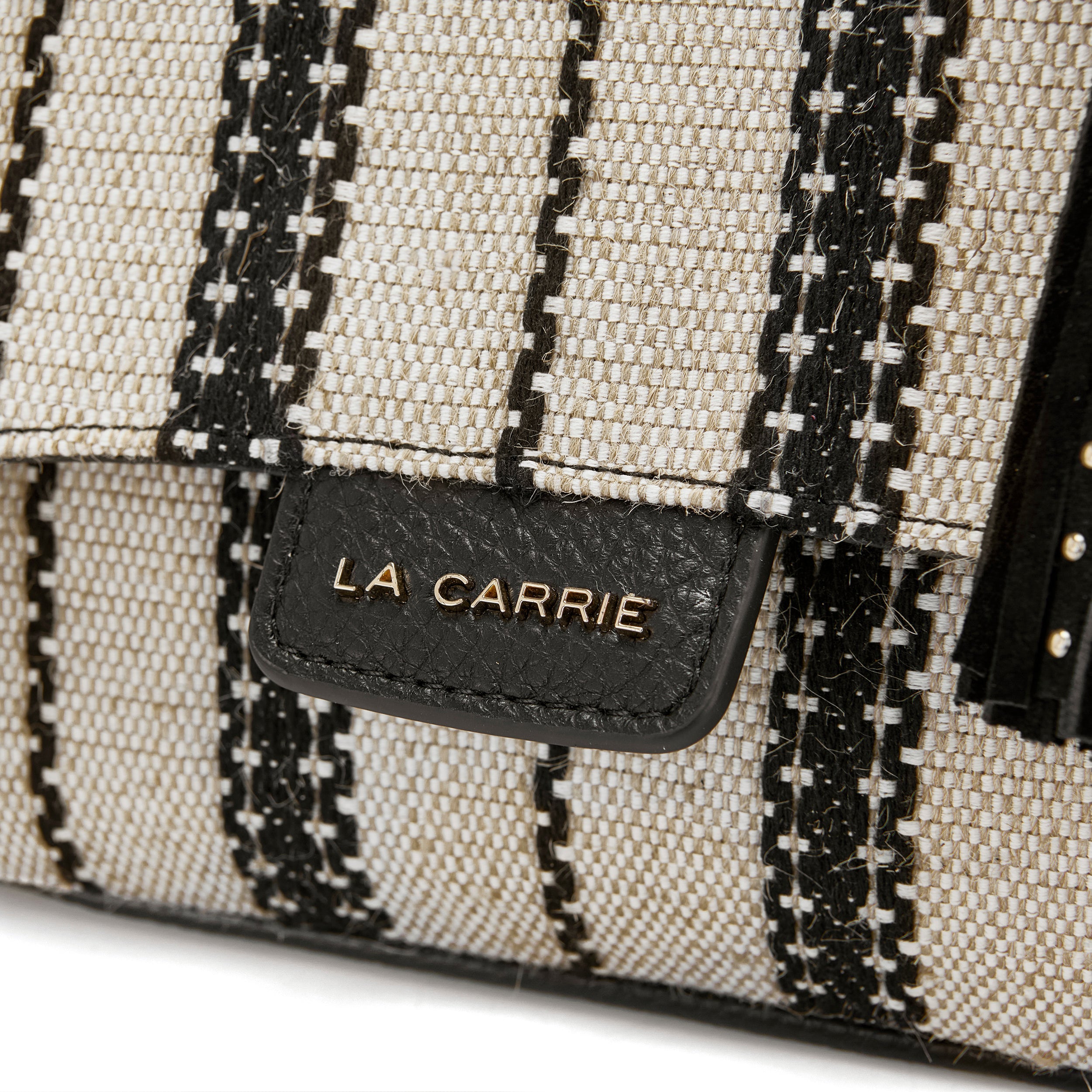 La Carrie Atena Bicolor cabas noir 30x16x18cm