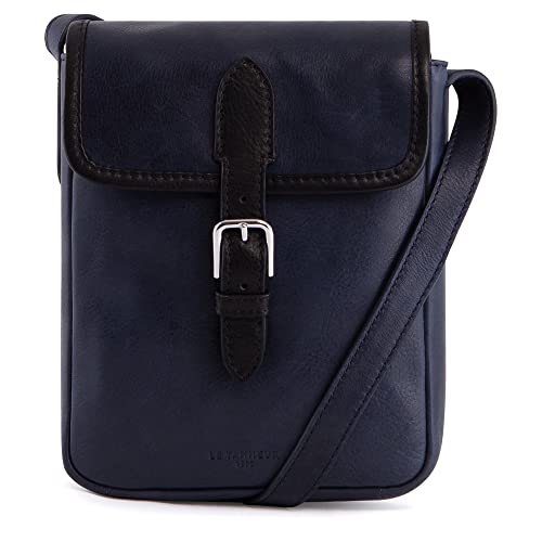 Le Tanneur Gabriel petite sacoche cuir huilé homme 16 cm