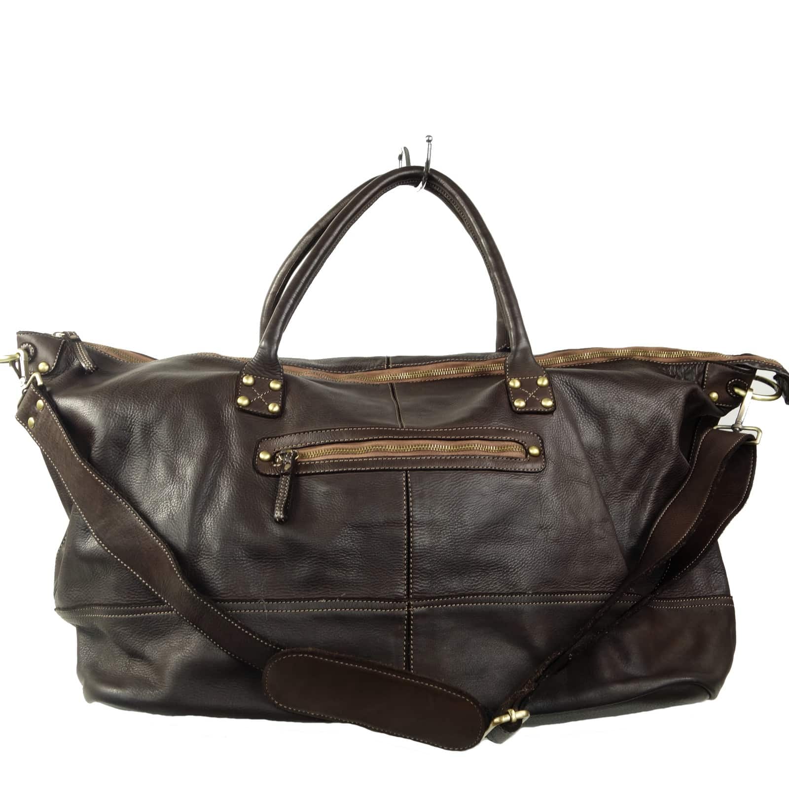 Collection Esprit Cuir Lorenzo sac de voyage cuir marron