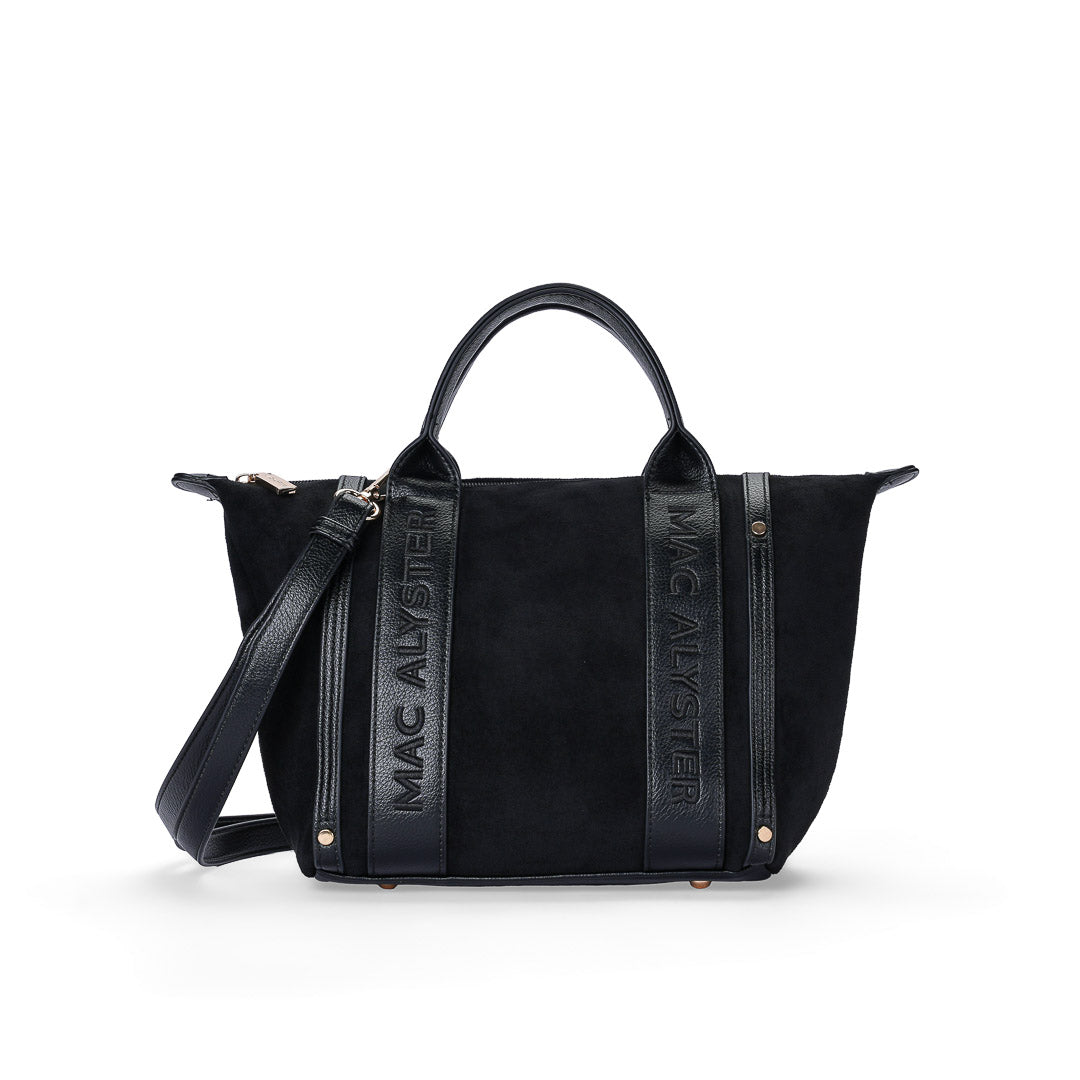Mac Alyster Abrielle Daim sac à main cognac 34 cm
