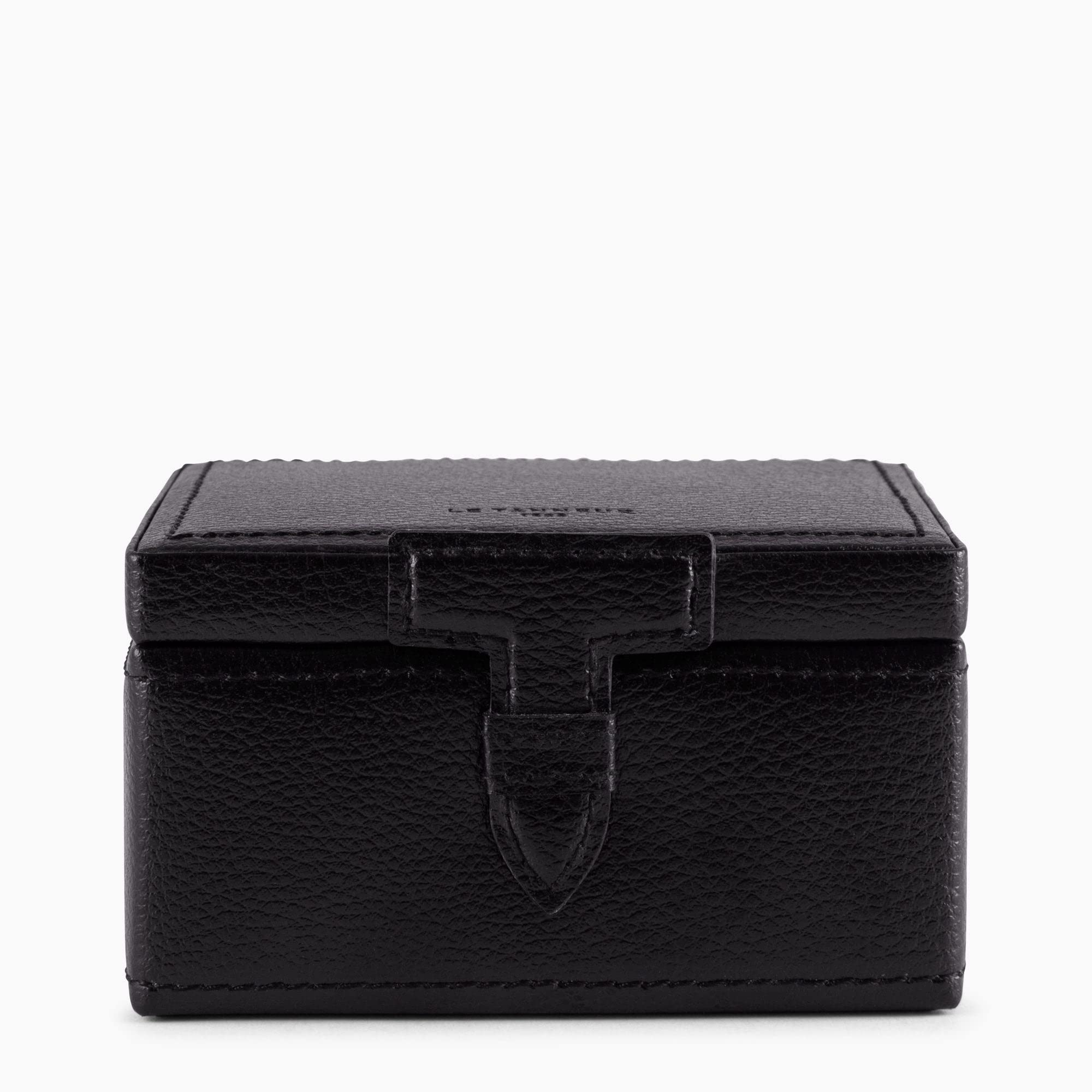 Le Tanneur Boîte Boutons Manchette Cuir 12 Compartiments
