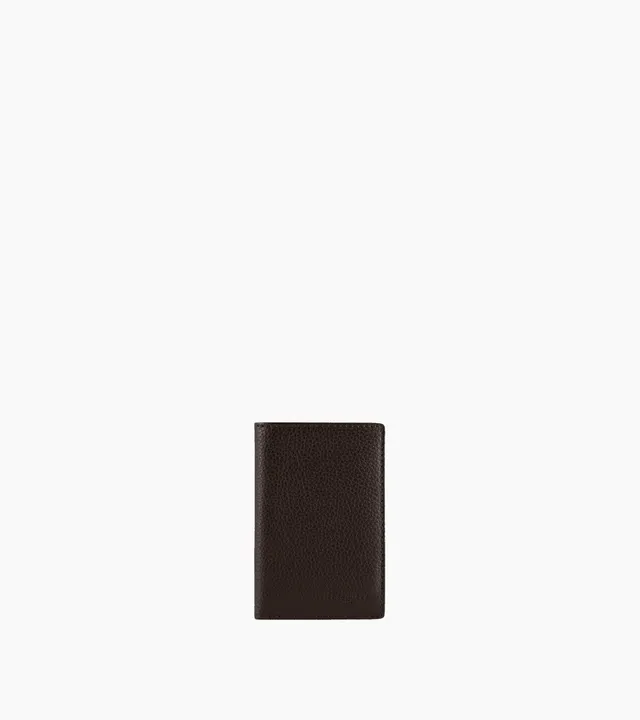 Le Tanneur Lucien porte-cartes cuir huilé marron