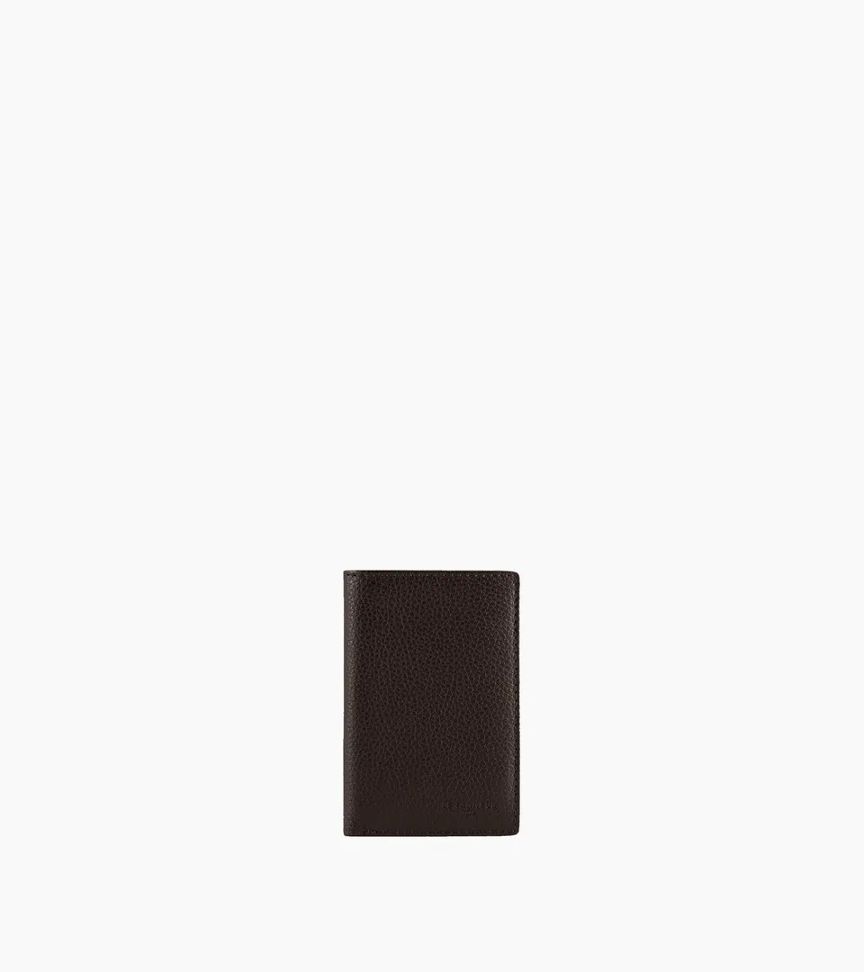 Le Tanneur Lucien porte-cartes cuir huilé marron