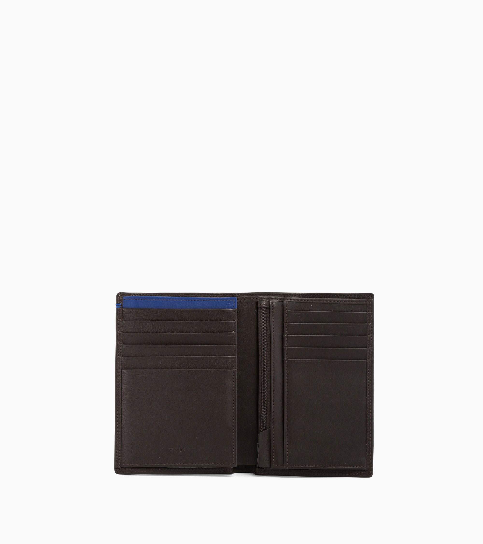 Le Tanneur Martin portefeuille cuir Coffee Brown 2 volets