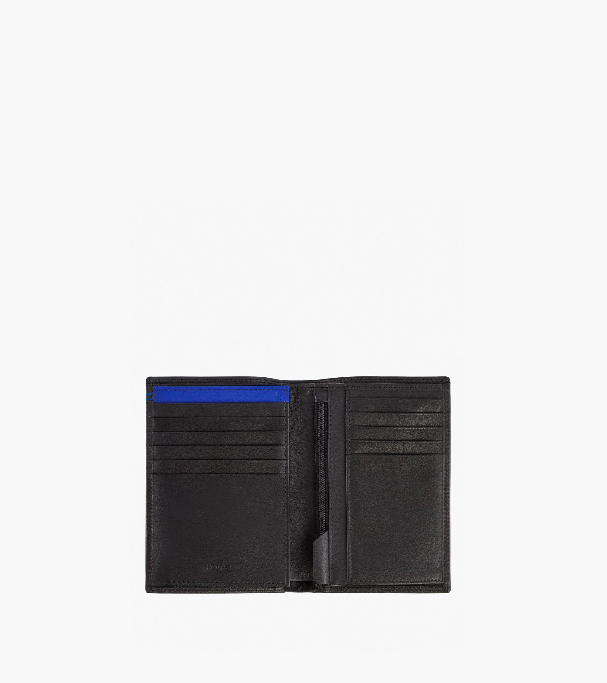 Le Tanneur Martin grand portefeuille cuir noir 2 volets