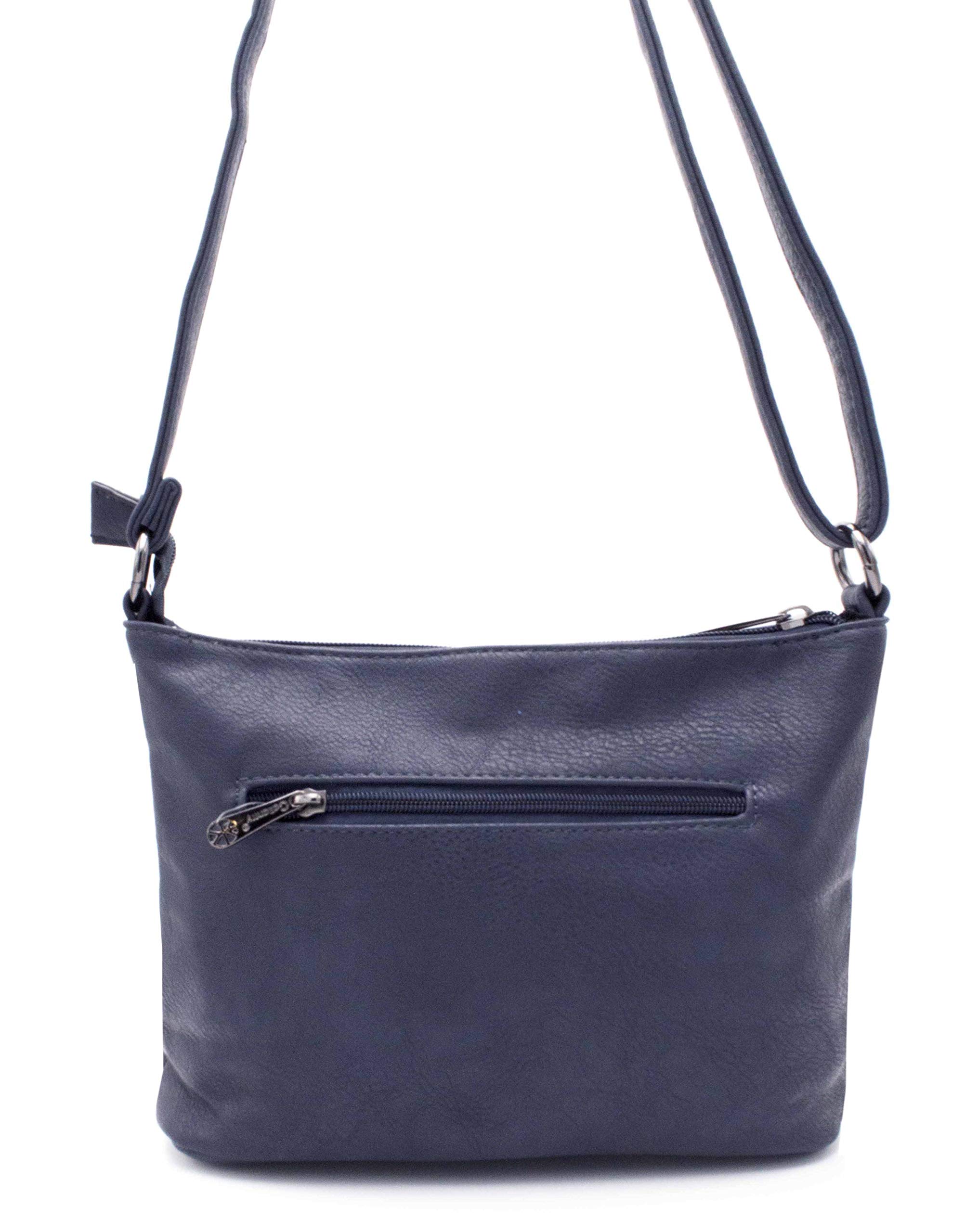 Gallantry sac bandoulière femme paillettes blanc argent bleu soirée