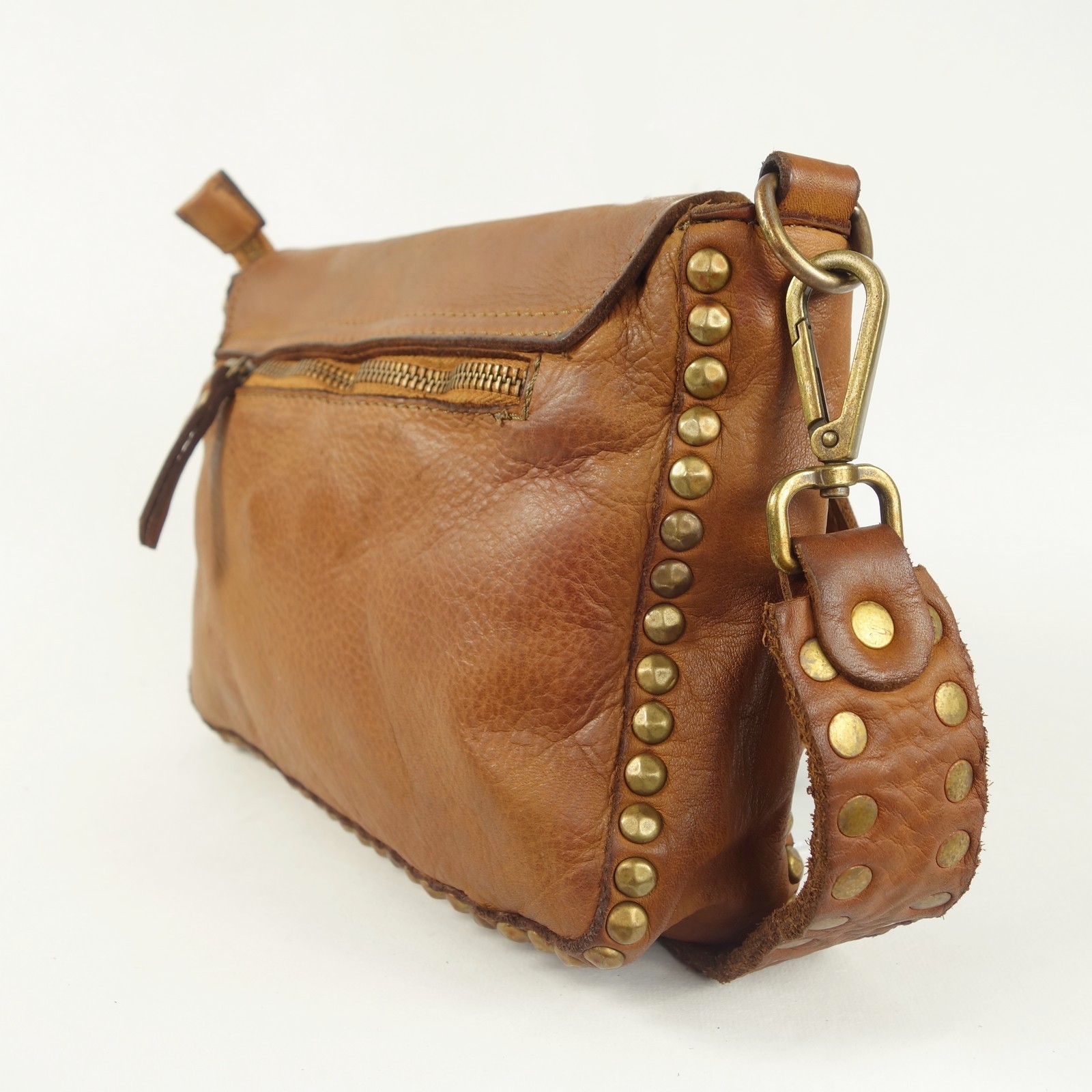 Collection Esprit Cuir MARIETTE pochette cuir naturel
