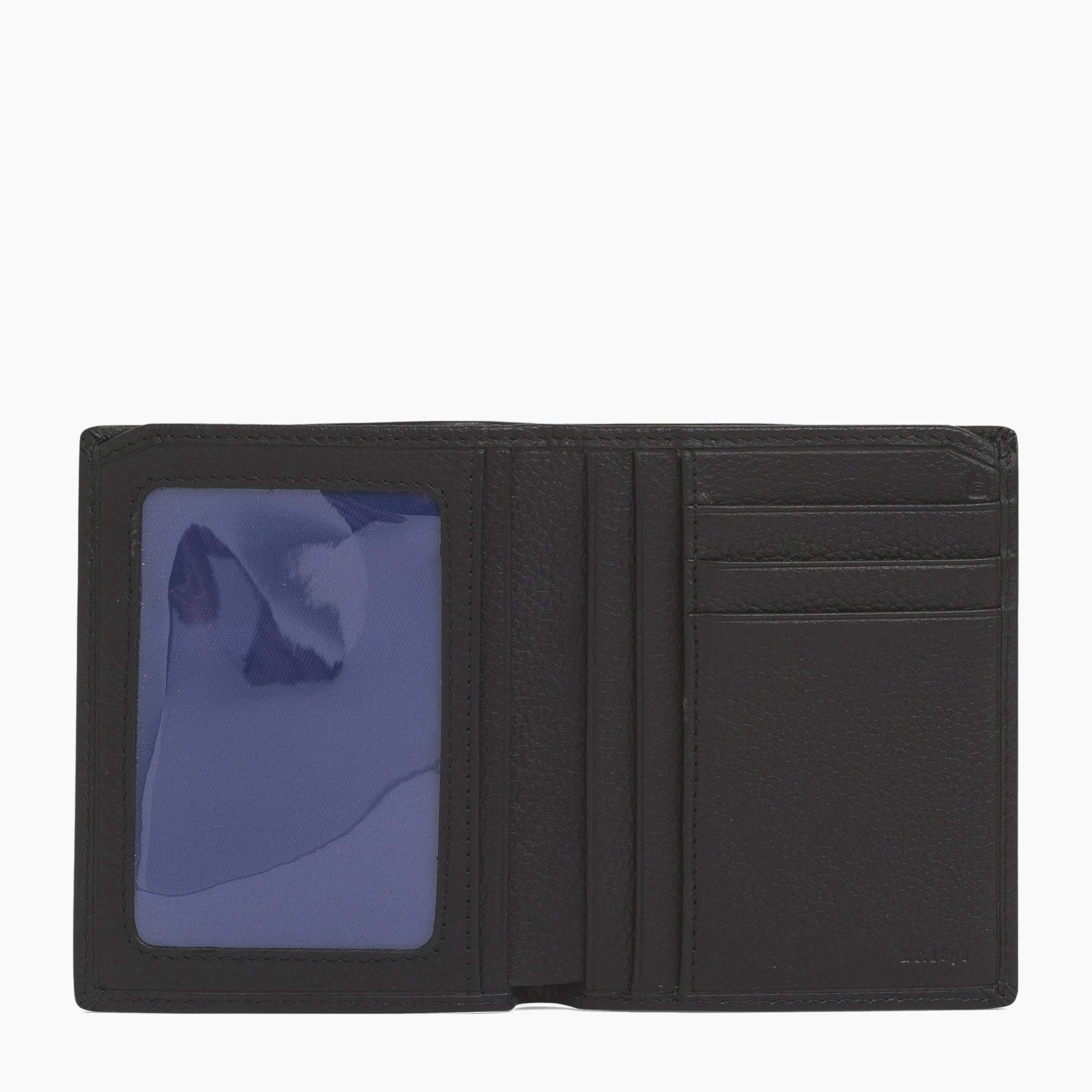 Le Tanneur Charles porte-cartes cuir anti-RFID noir