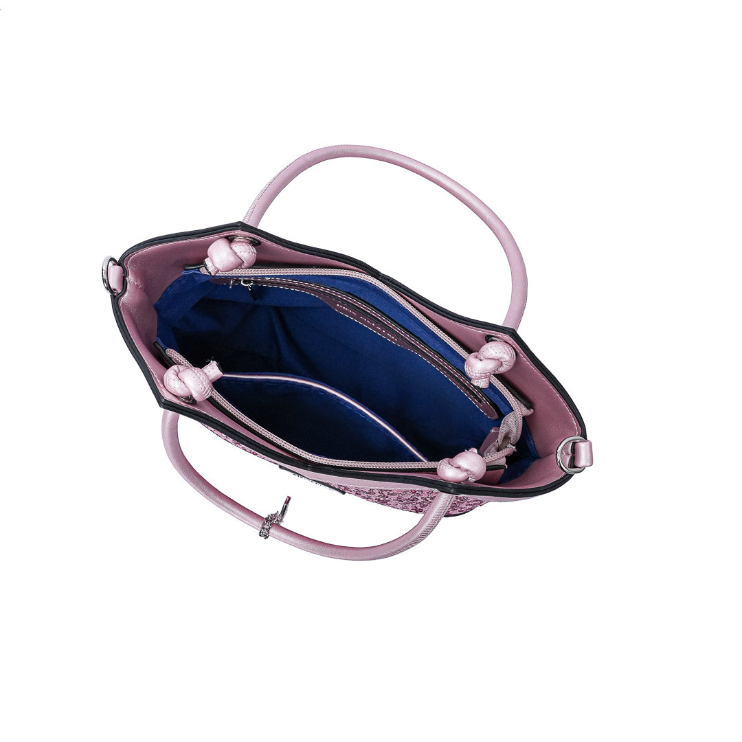 MAC ALYSTER SAINT-RAPHAEL SEQUIN Sac seau rose
