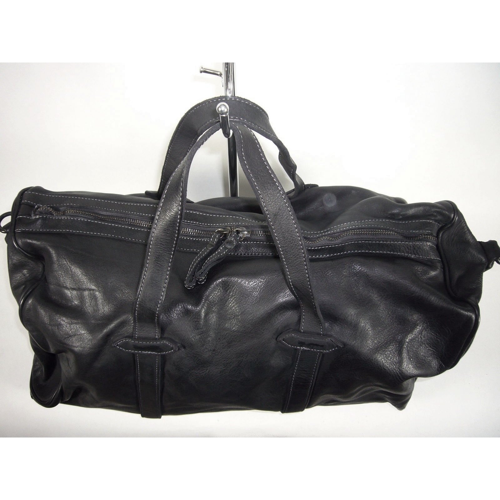 Collection Esprit Cuir ROMEO sac main noir cuir 24h