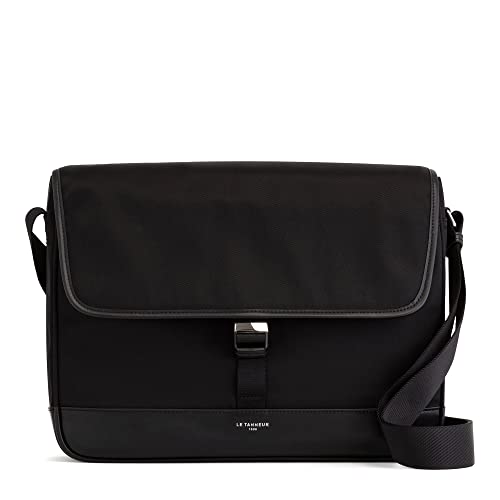 Le Tanneur Gaspard sac bandoulière cuir noir homme