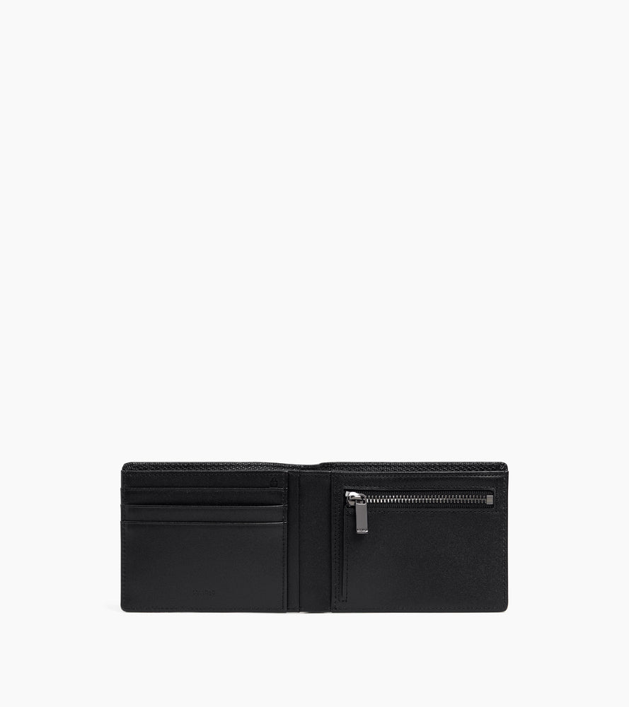 Le Tanneur Emile portefeuille horizontal zippé cuir noir T