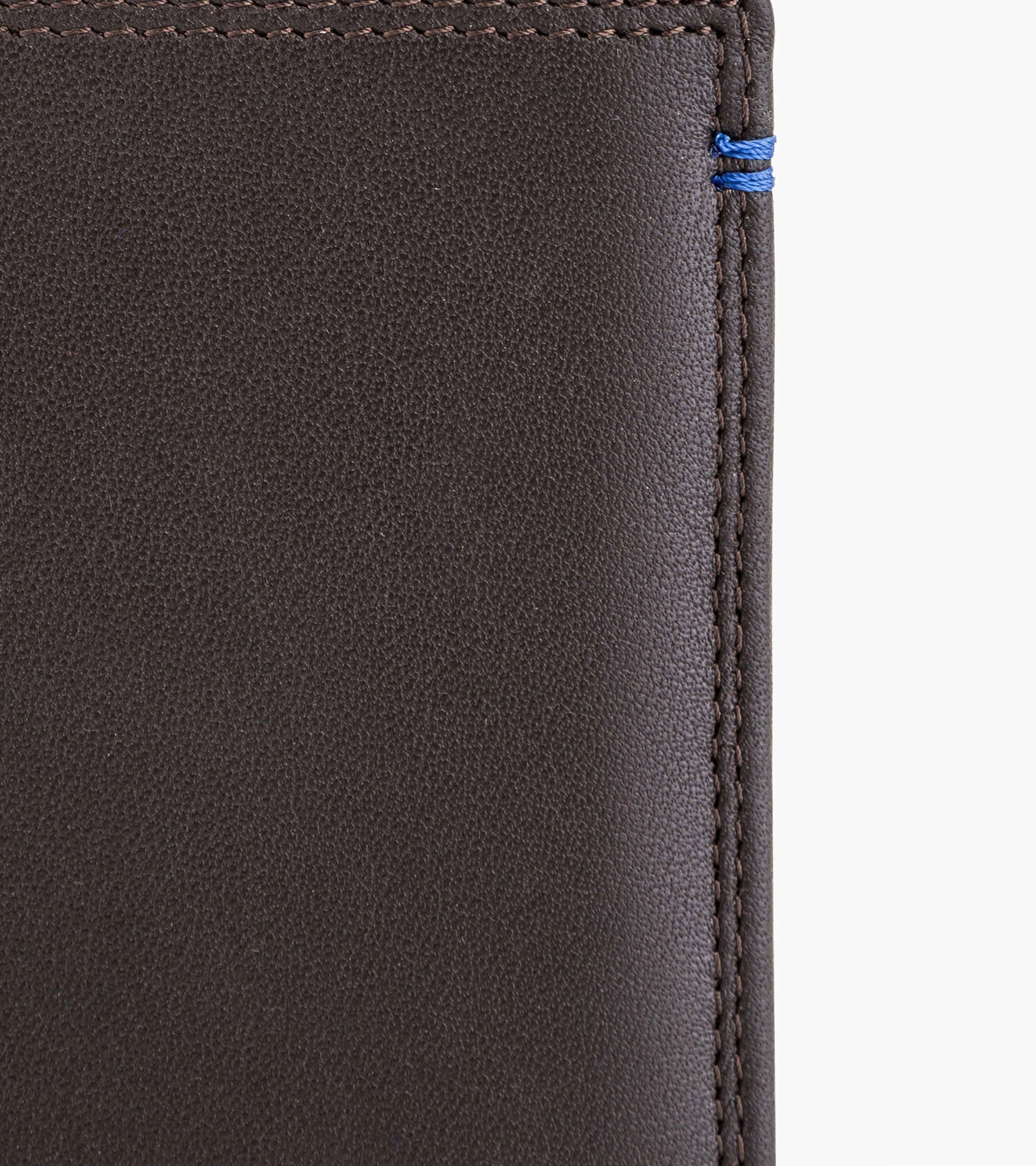 Le Tanneur Martin portefeuille cuir Coffee Brown 2 volets
