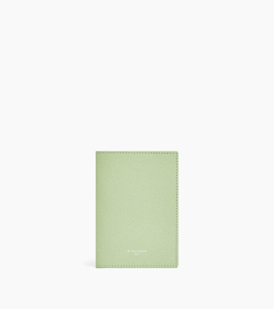 Le Tanneur Accessories porte-passeport cuir grainé Crépuscule
