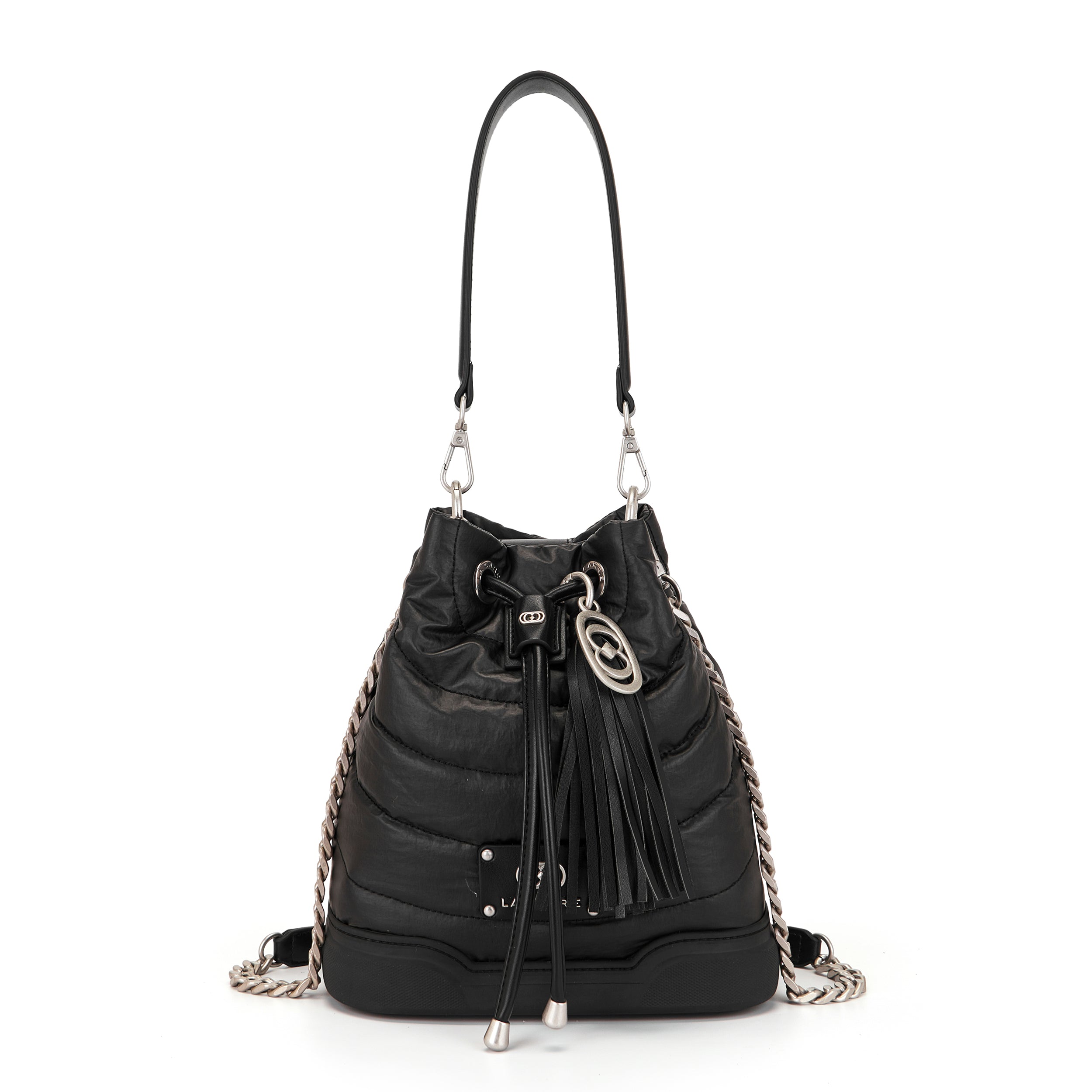 La Carrie Fiber sac seau noir 23 cm nylon