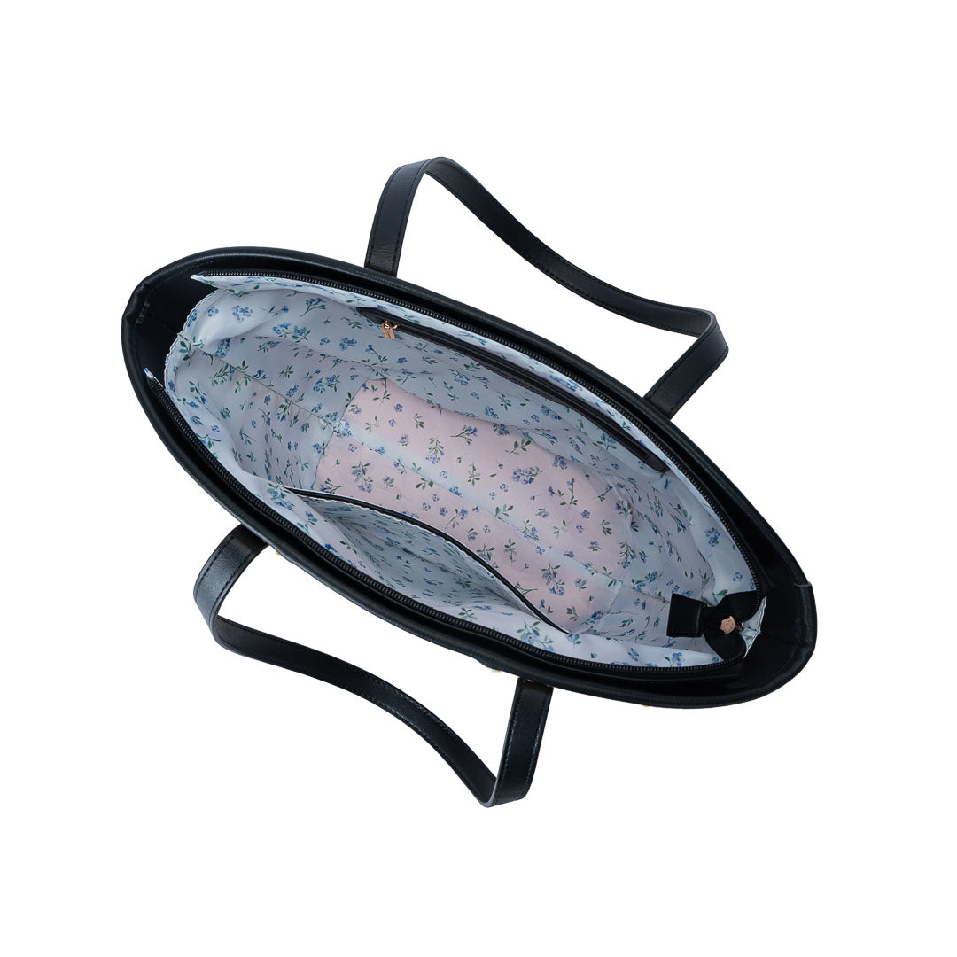 MAC ALYSTER Saint-Martin Sac shopping Noir grand format A4