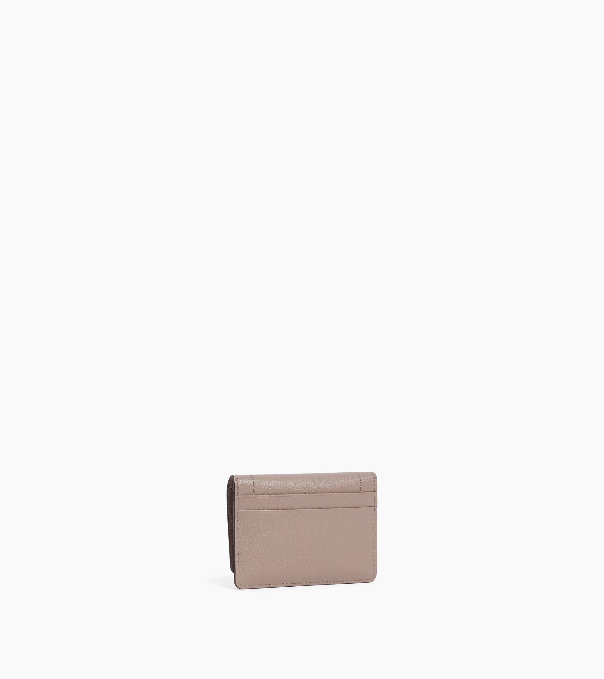 Le Tanneur Louison porte-cartes cuir grainé gris fossil