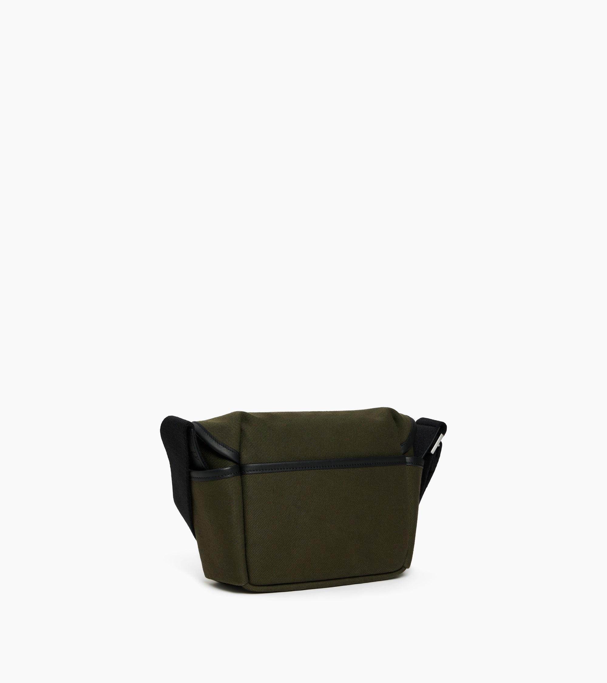 Le Tanneur Solveig petit sac bandoulière toile cuir Khaki