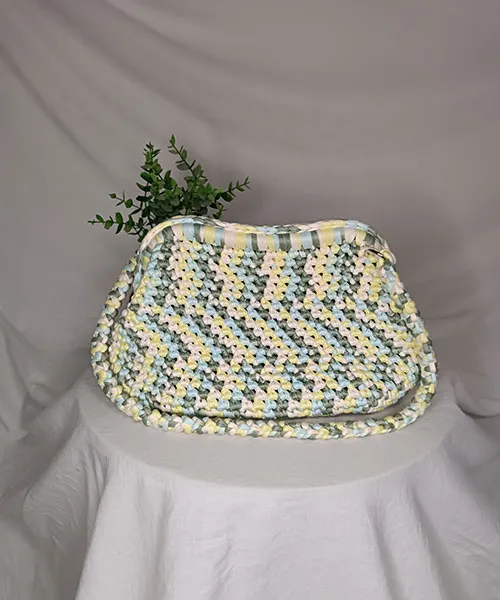 Takiri Mona TK1149 sac à main blanc jaune bleu vert