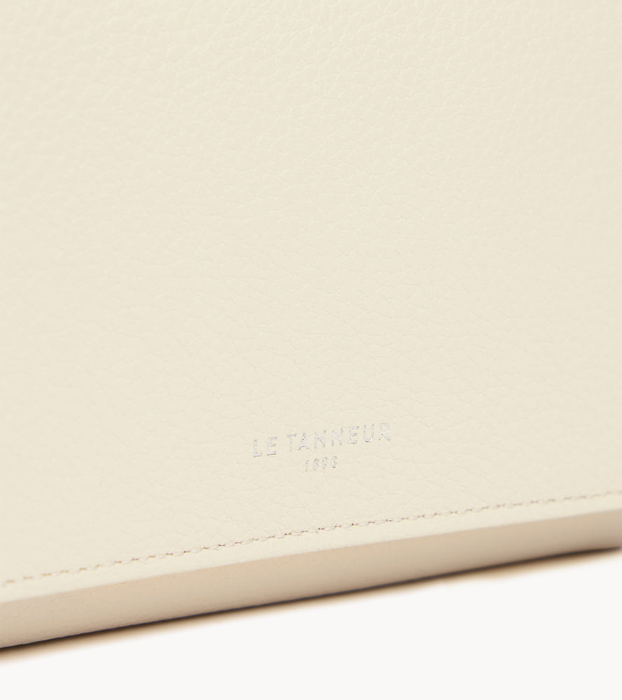 Le Tanneur Emilie portefeuille blanc fleur de sel cuir