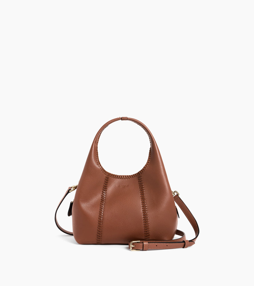 Le Tanneur Juliette petit sac main cuir marron