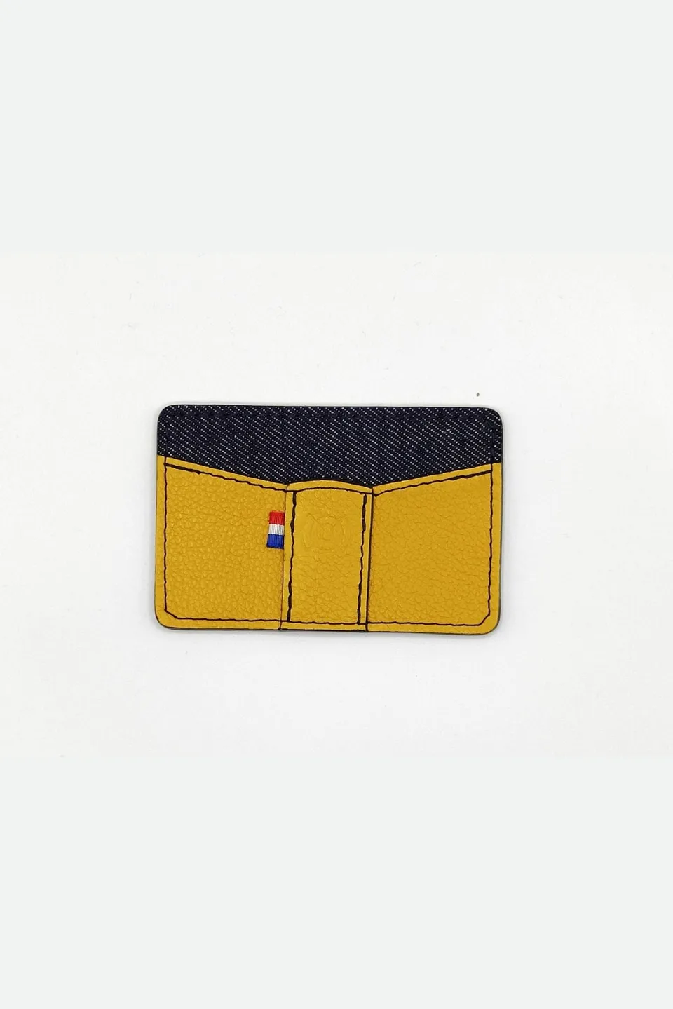 Nodie's Marius porte-cartes cuir jaune grainé