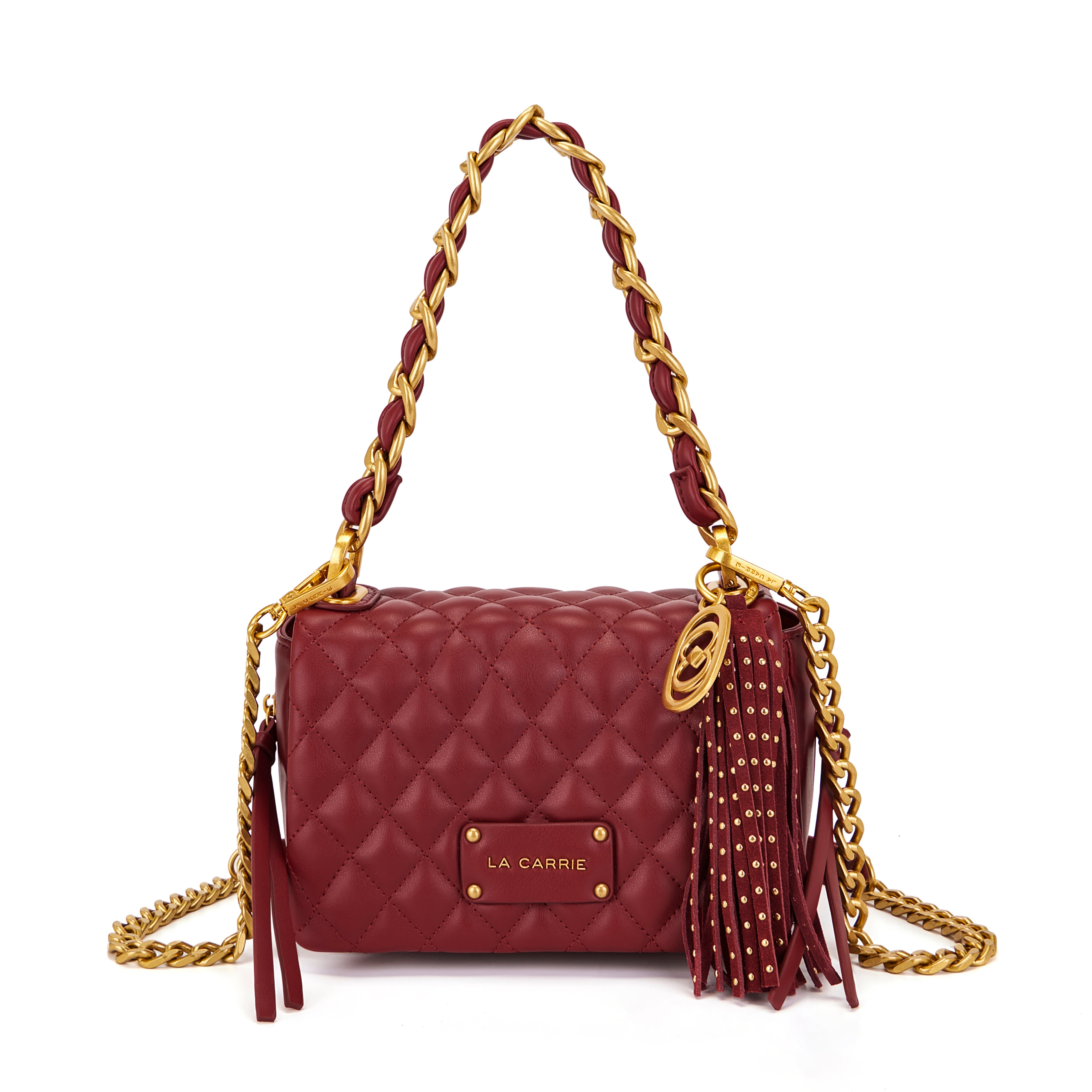 La Carrie Touchy Isabel sac bandoulière rouge 21x10x13cm