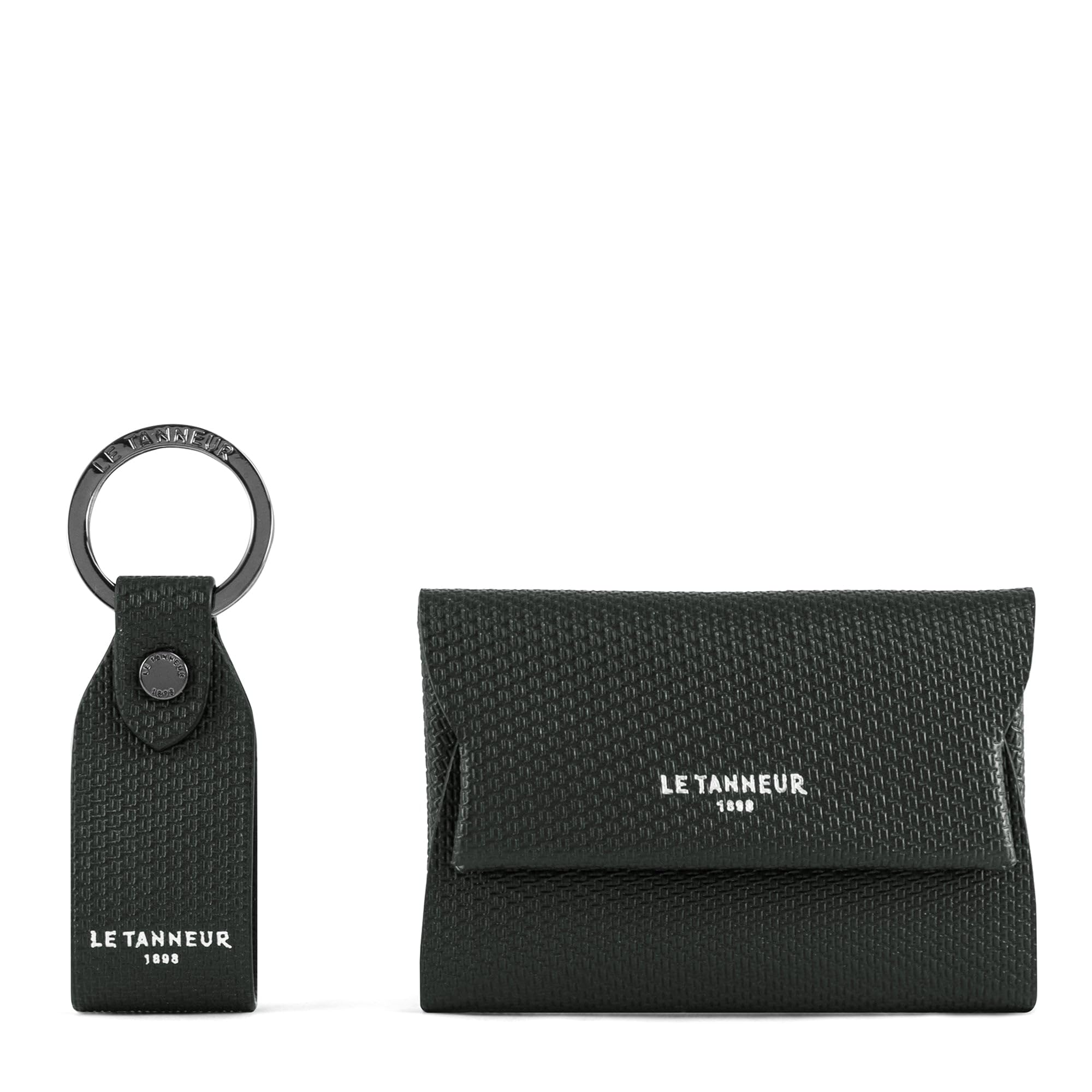 Le Tanneur Wallets Justin Porte-cartes cuir bouton coffret