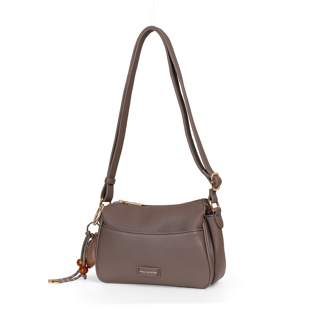 Mac Alyster Harmonia sac trotteur femme beige moumoute