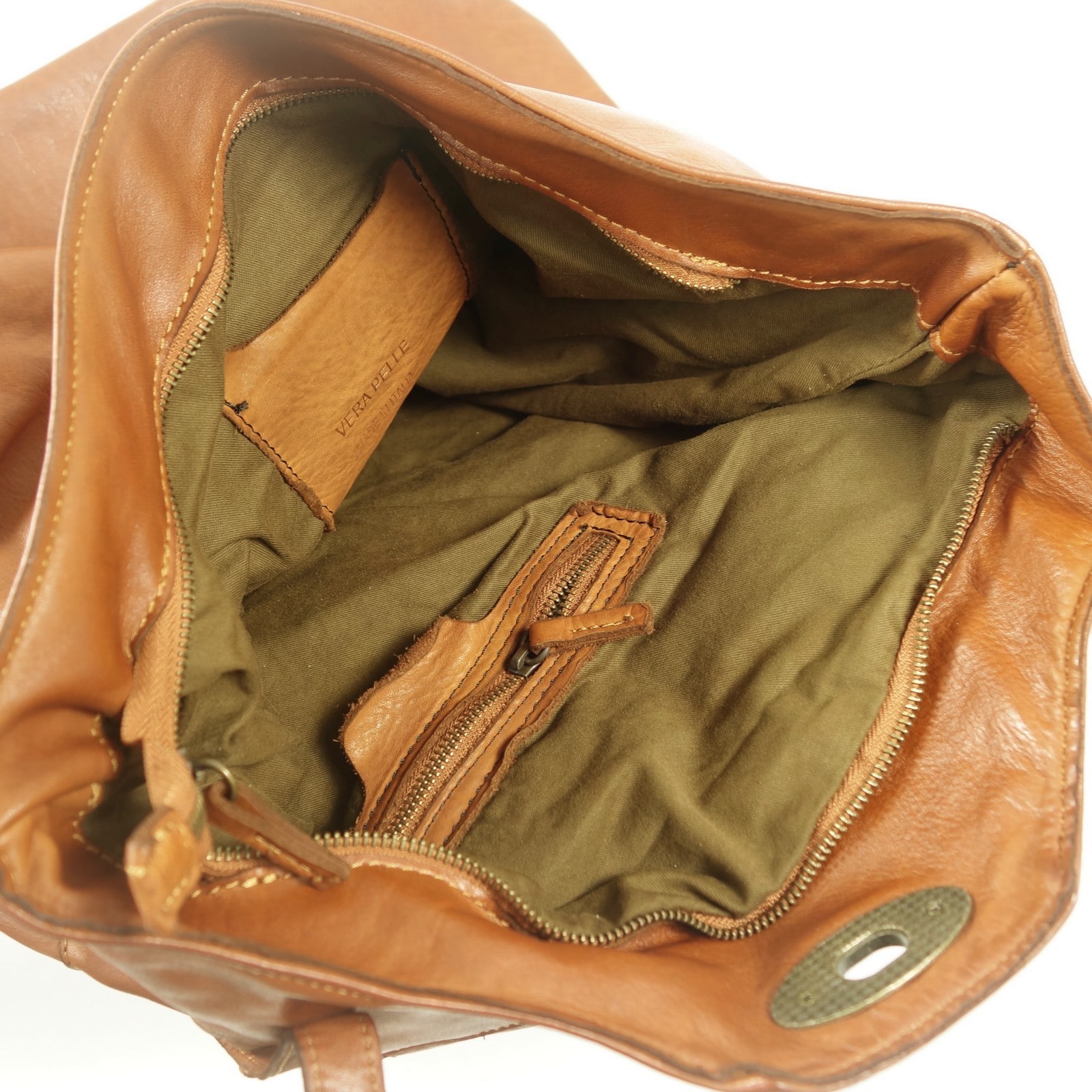 Collection Esprit Cuir BASTIEN grand sac à main XL marron cuir