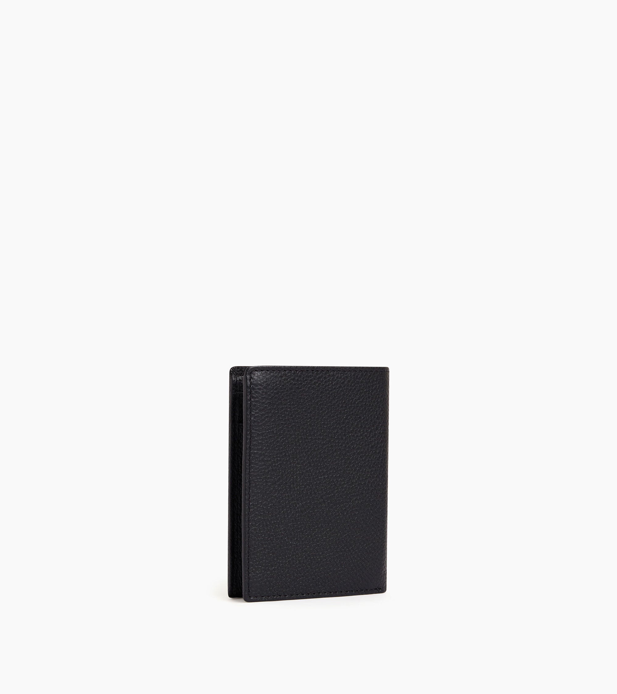 Le Tanneur Charles portefeuille zippé cuir grainé noir