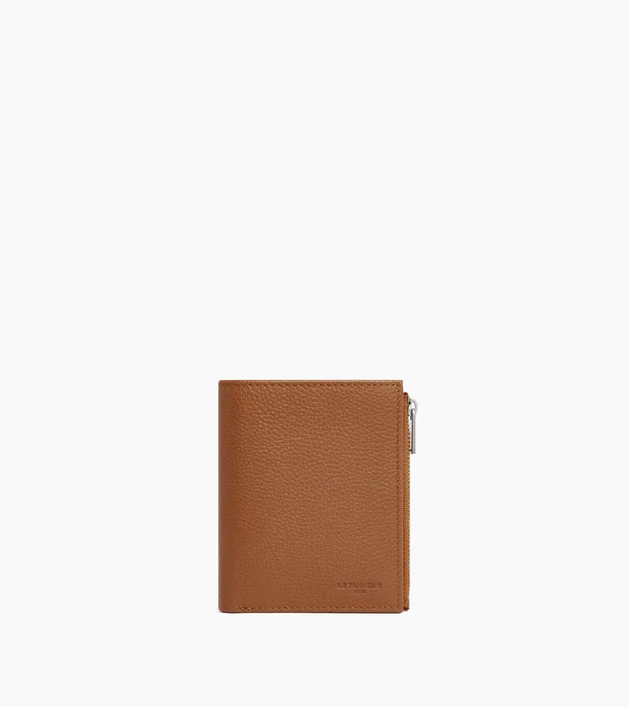 Le Tanneur Charles portefeuille moyen cuir grainé marron
