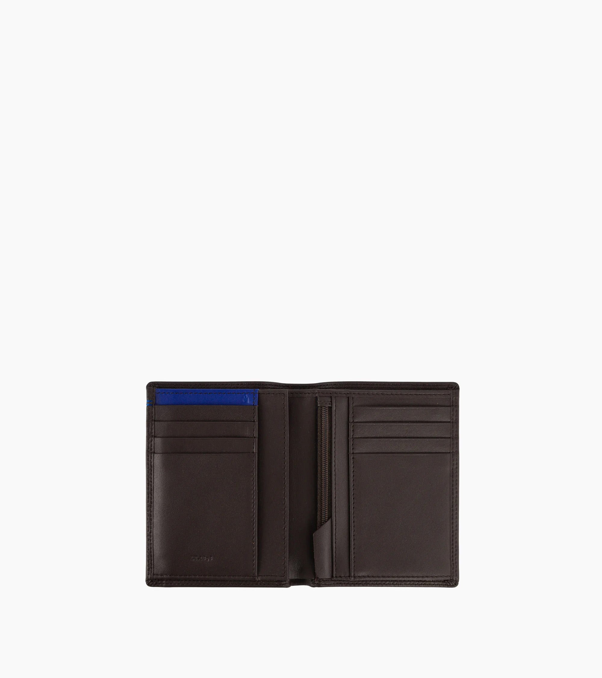 Le Tanneur Martin portefeuille cuir lisse marron Coffee Brown